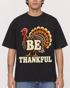 Mockup Boxy Heavyweight Tee Black male close-up 06
