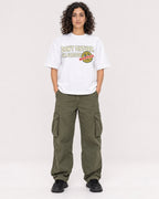 Mockup Boxy Heavyweight Tee White female full-body 27