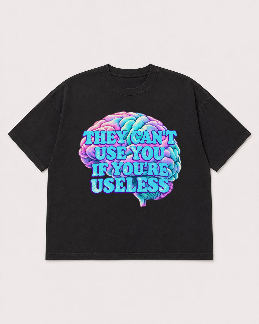 Mockup Boxy Heavyweight Tee Black product