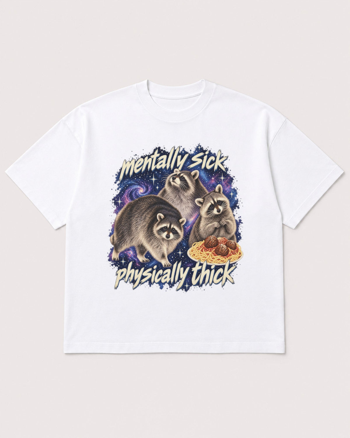 Mockup Boxy Heavyweight Tee White product
