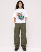 Mockup Boxy Heavyweight Tee White female full-body 07