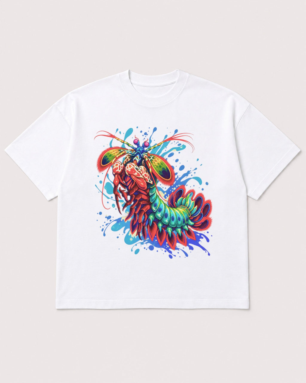 Mockup Boxy Heavyweight Tee White product