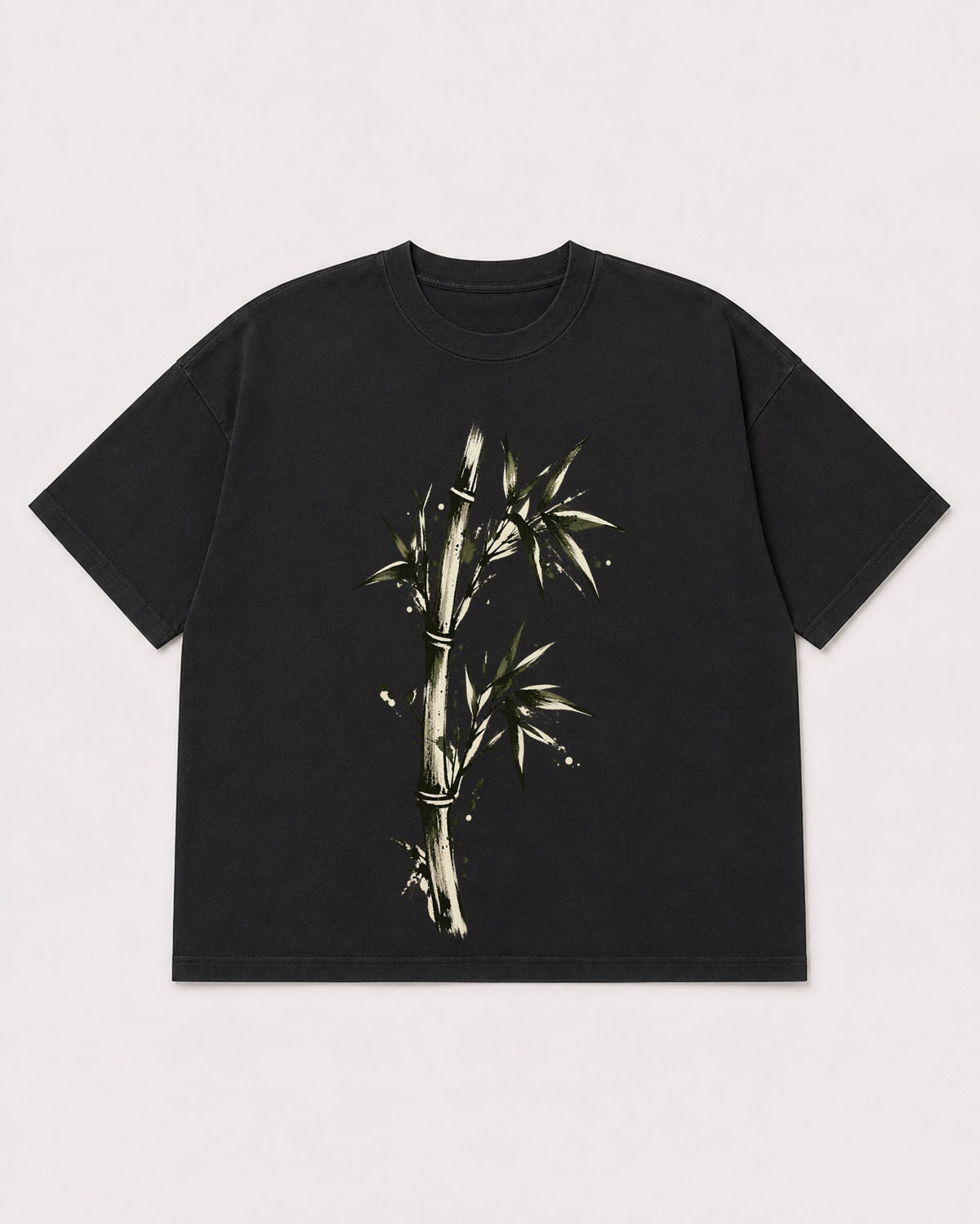 Mockup Boxy Heavyweight Tee Black product