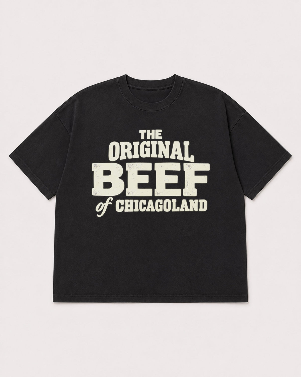Mockup Boxy Heavyweight Tee Black product