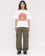 Mockup Boxy Heavyweight Tee White female full-body 02
