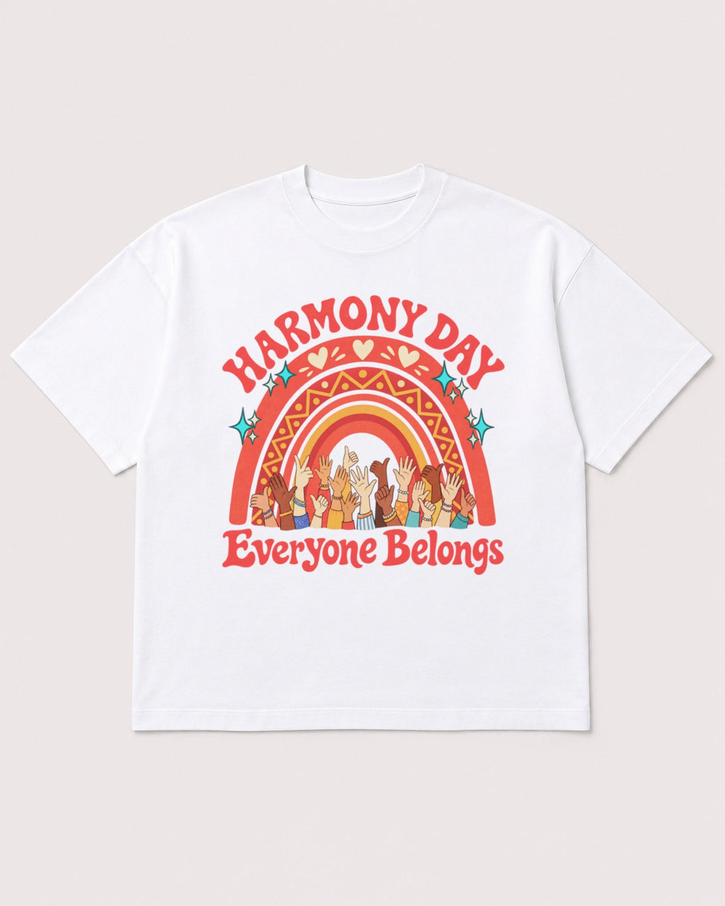 Mockup Boxy Heavyweight Tee White product