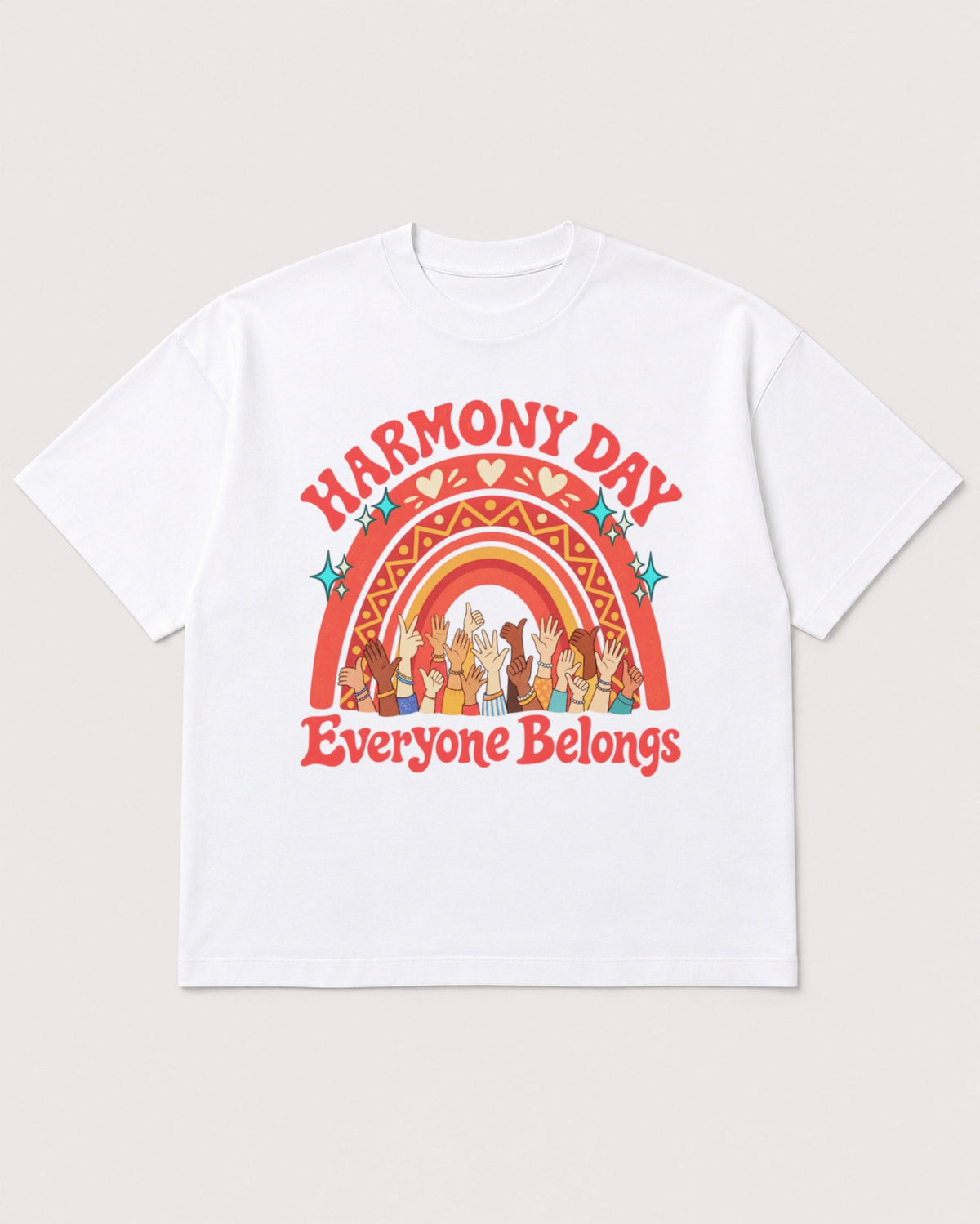 Mockup Boxy Heavyweight Tee White product