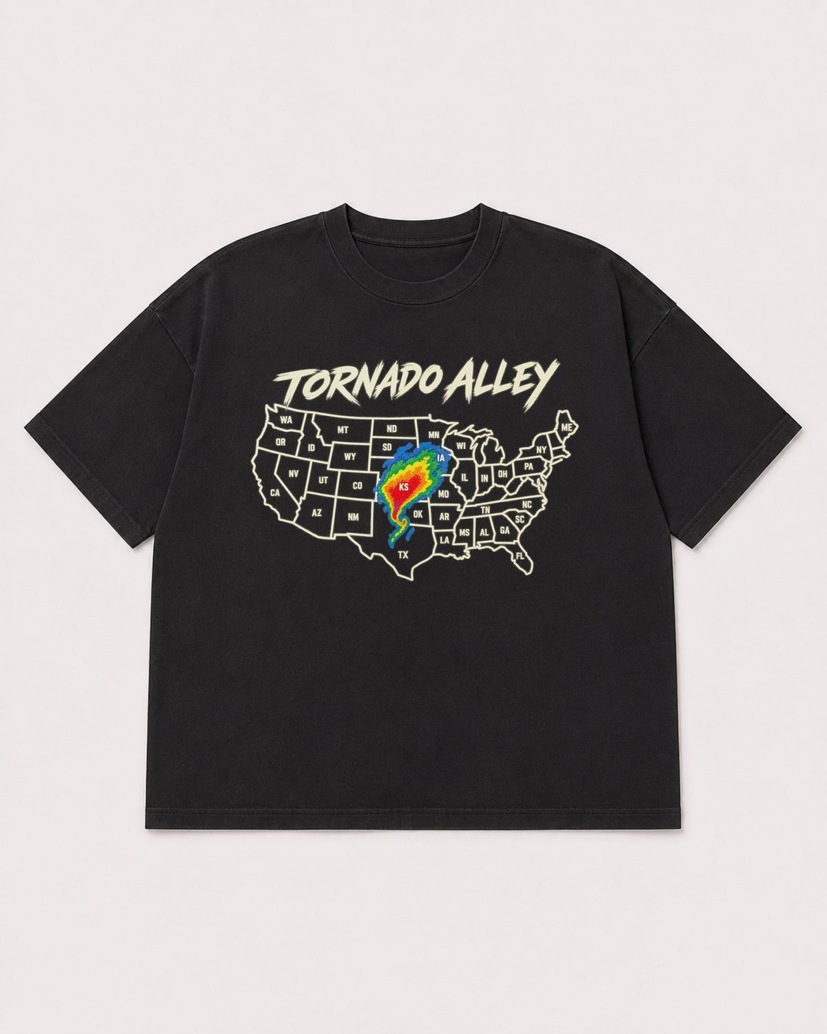 Mockup Boxy Heavyweight Tee Black product