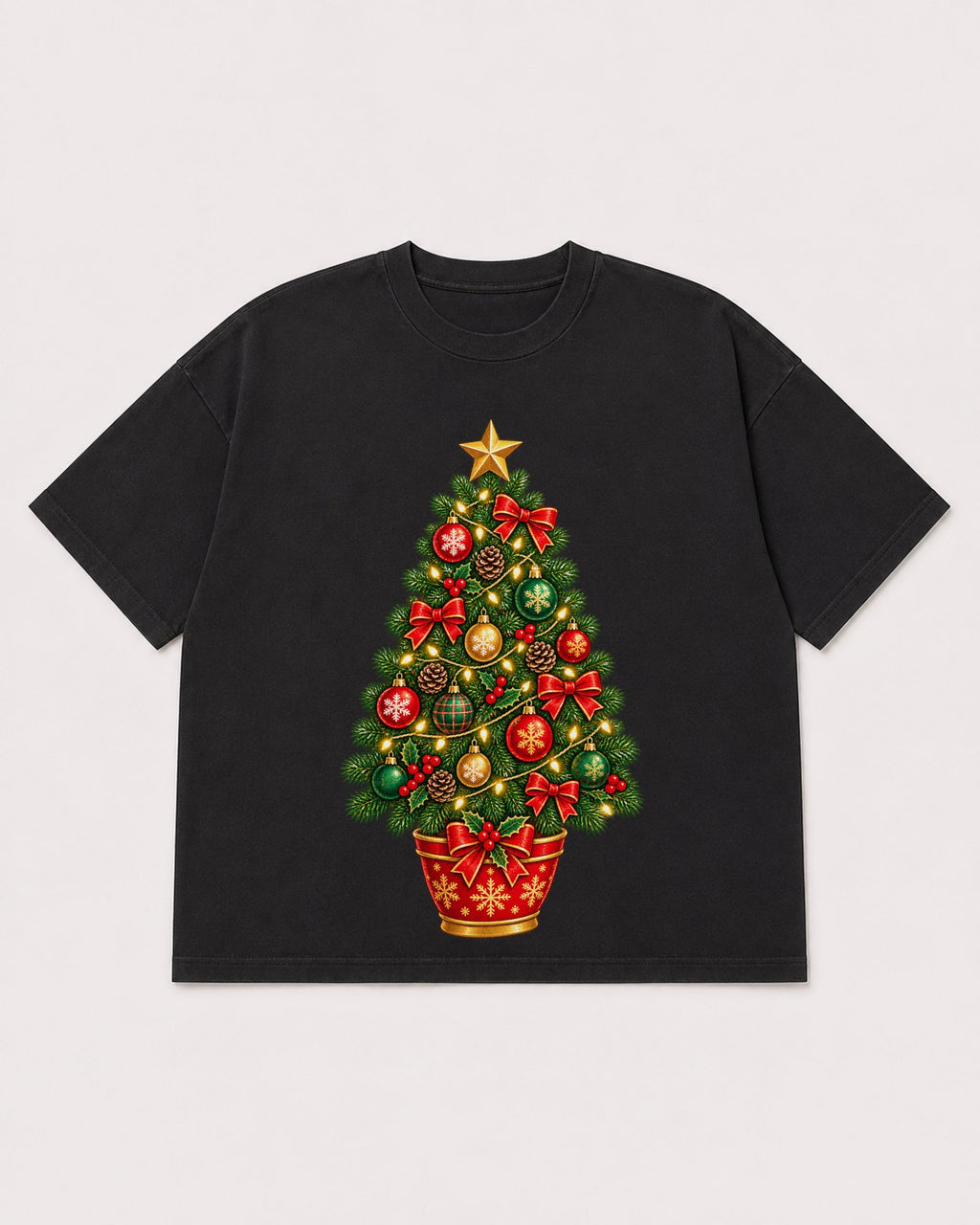 Mockup Boxy Heavyweight Tee Black product