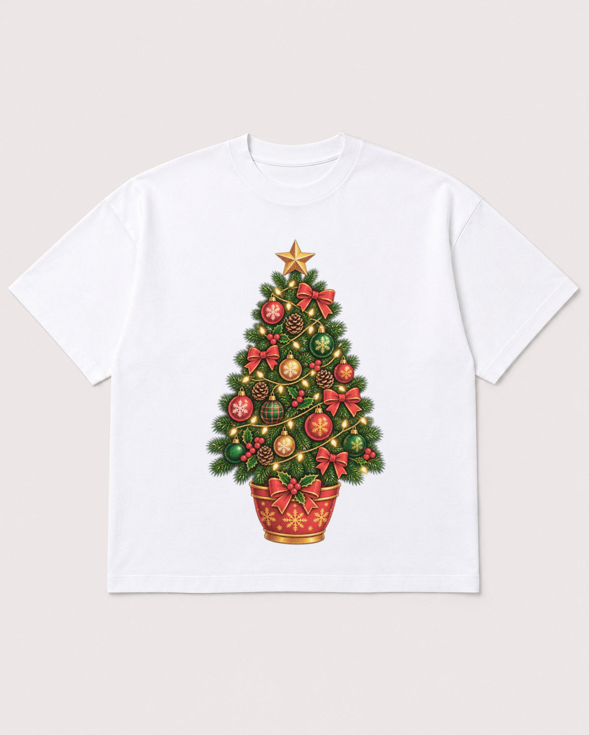 Mockup Boxy Heavyweight Tee White product