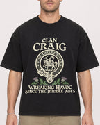 Mockup Boxy Heavyweight Tee Black male close-up 08
