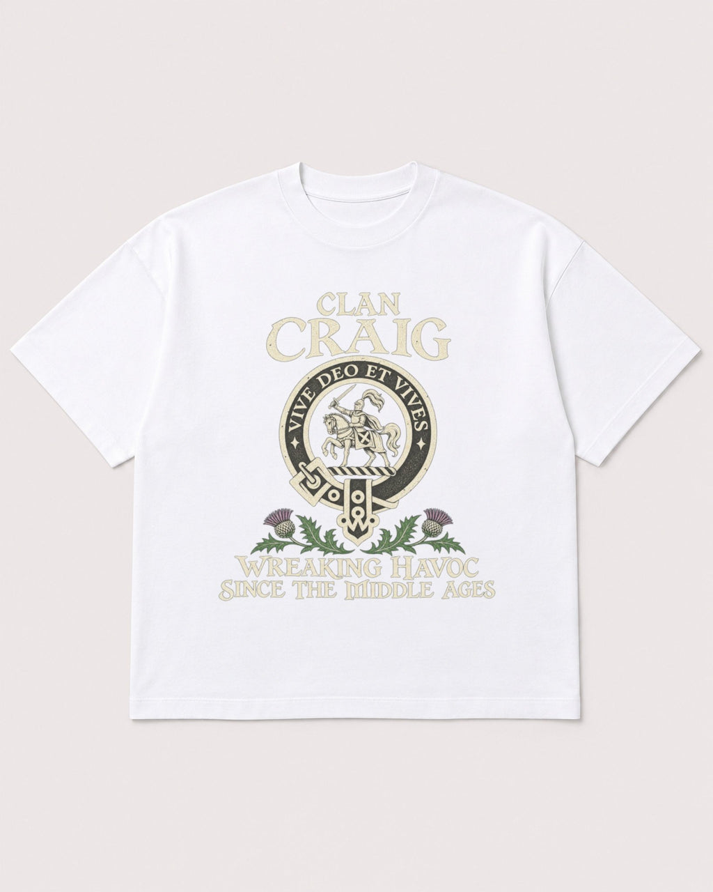Mockup Boxy Heavyweight Tee White product