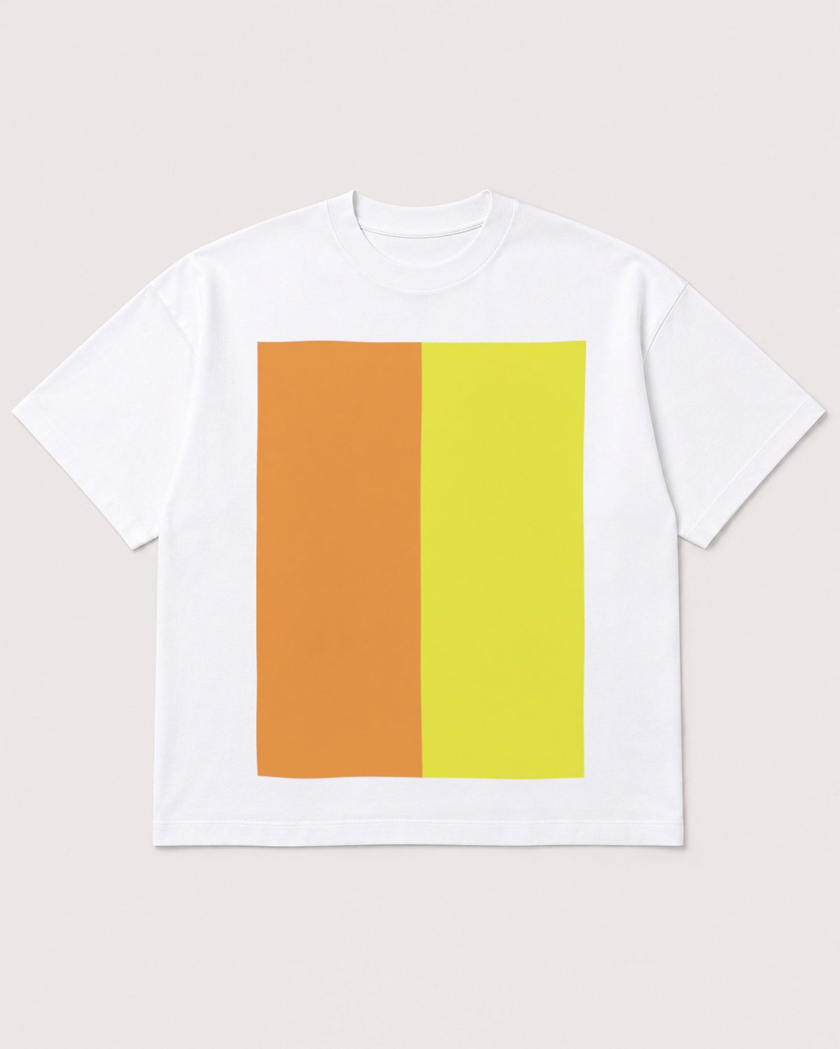 Mockup Boxy Heavyweight Tee White product