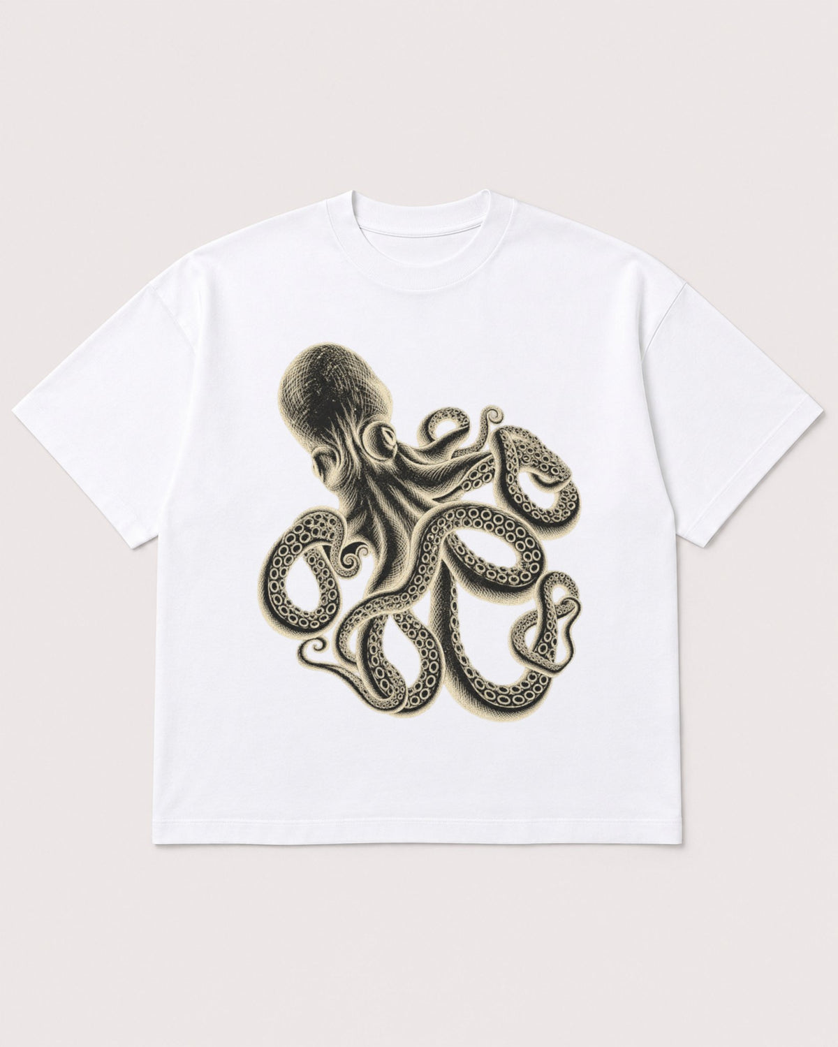 Mockup Boxy Heavyweight Tee White product