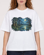 Mockup Boxy Heavyweight Tee White female close-up 09