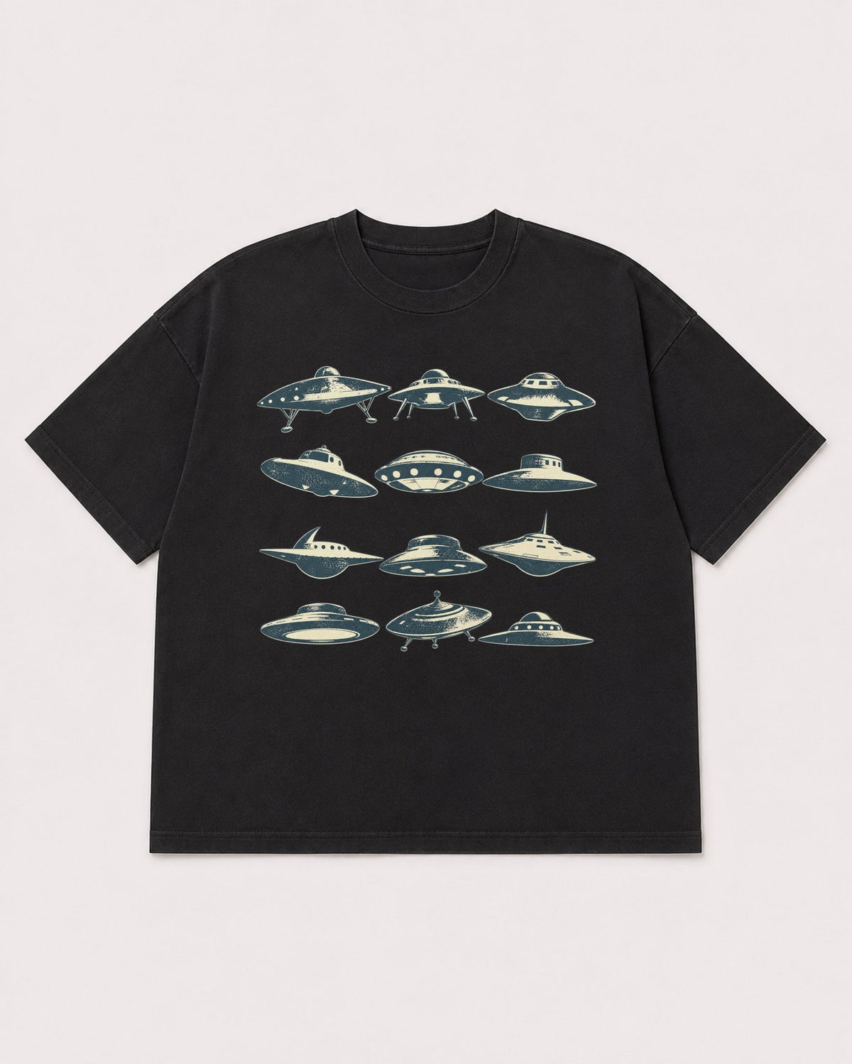 Mockup Boxy Heavyweight Tee Black product