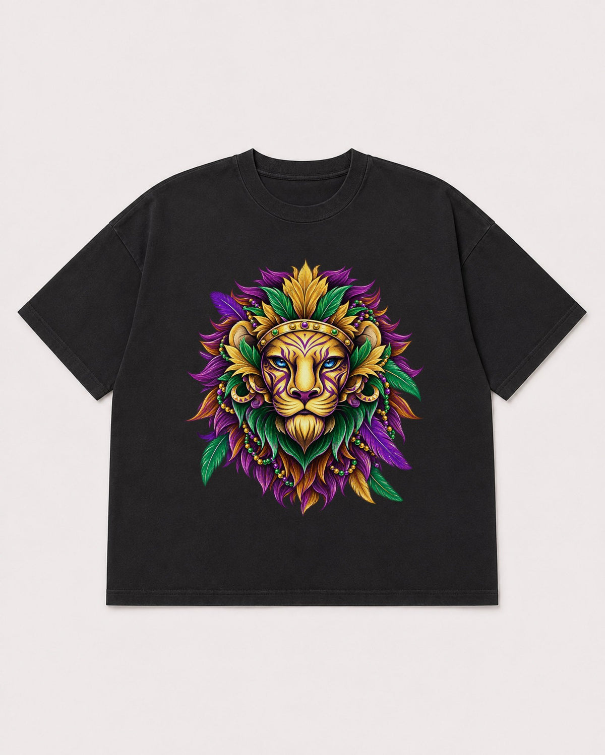 Mockup Boxy Heavyweight Tee Black product