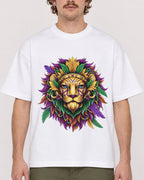 Mockup Boxy Heavyweight Tee White male close-up 09