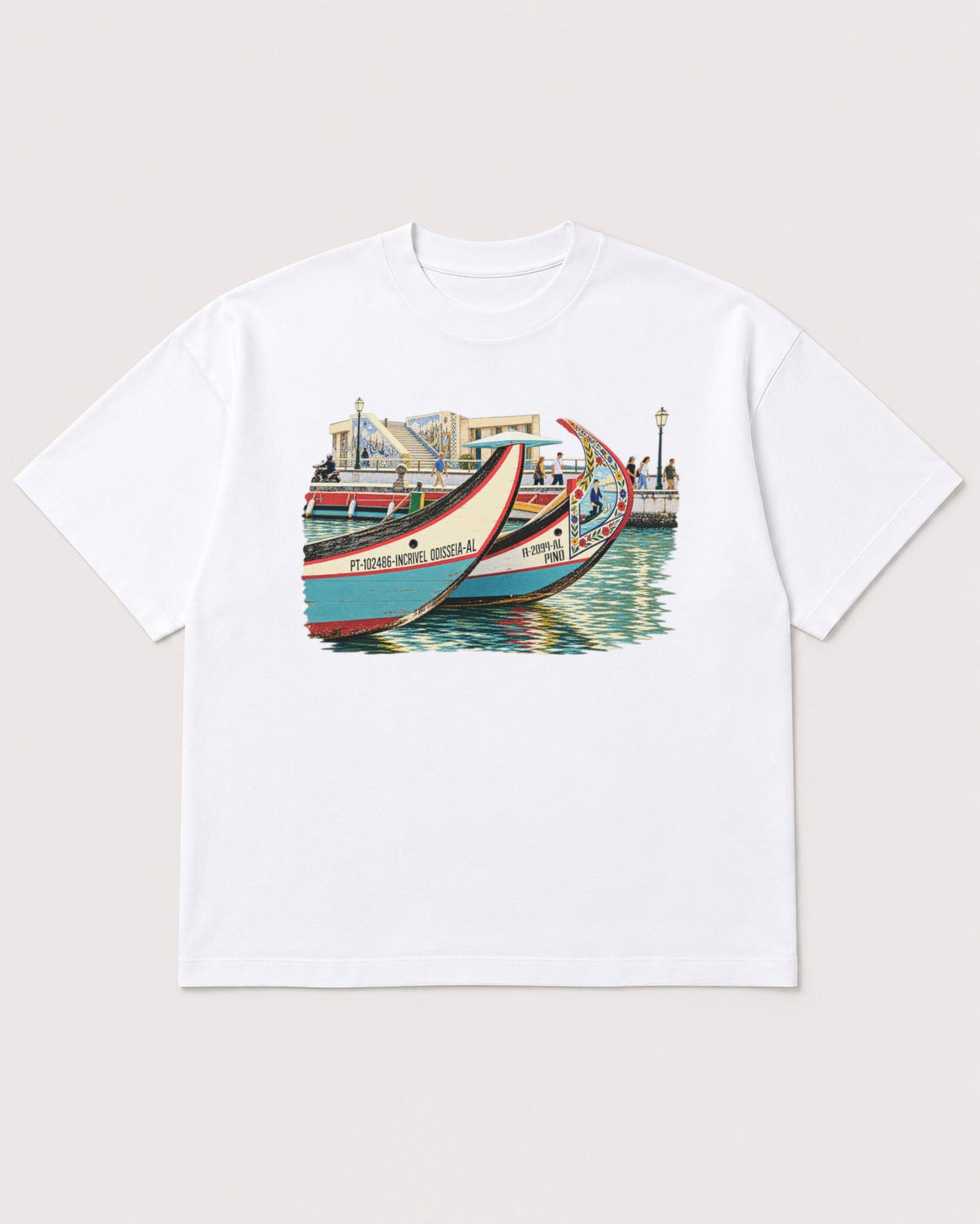 Mockup Boxy Heavyweight Tee White product