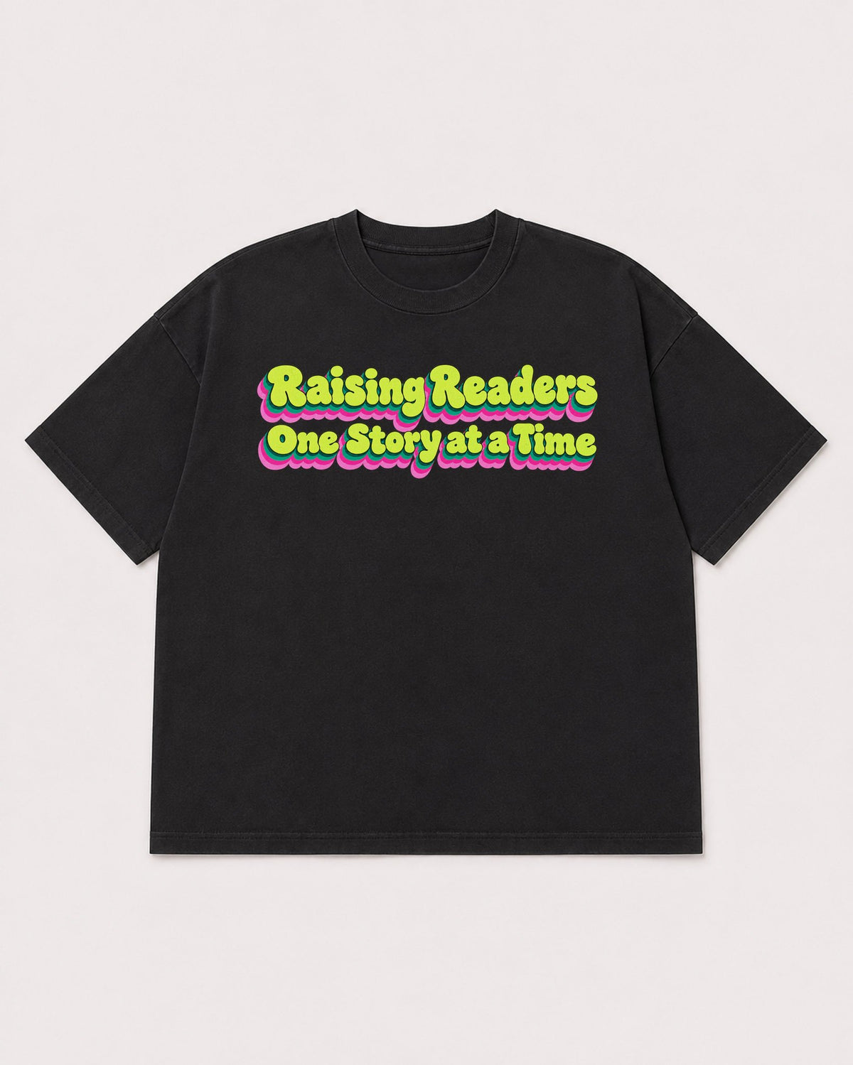 Mockup Boxy Heavyweight Tee Black product