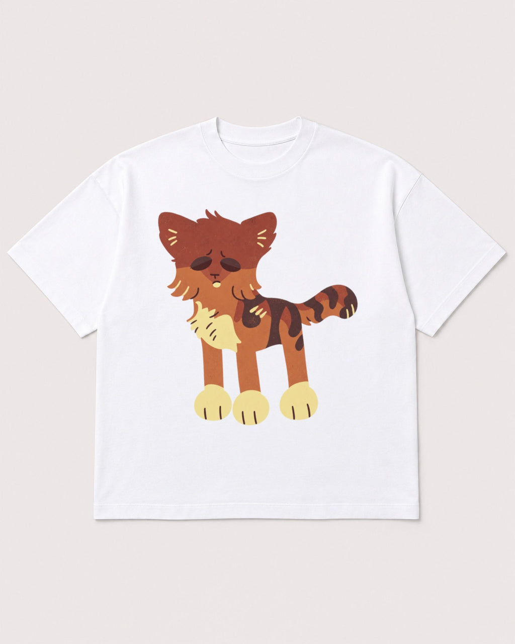 Mockup Boxy Heavyweight Tee White product