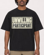 Mockup Boxy Heavyweight Tee Black male close-up 04