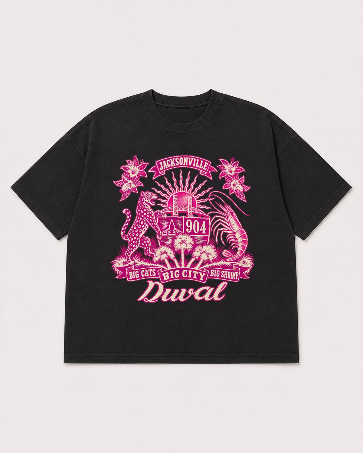Mockup Boxy Heavyweight Tee Black product