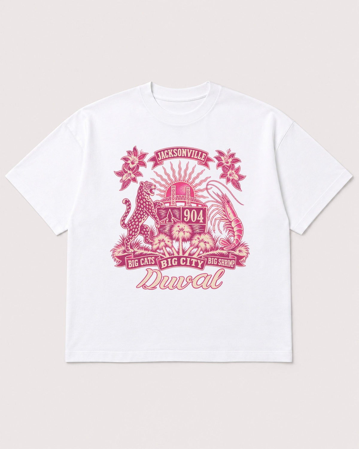 Mockup Boxy Heavyweight Tee White product