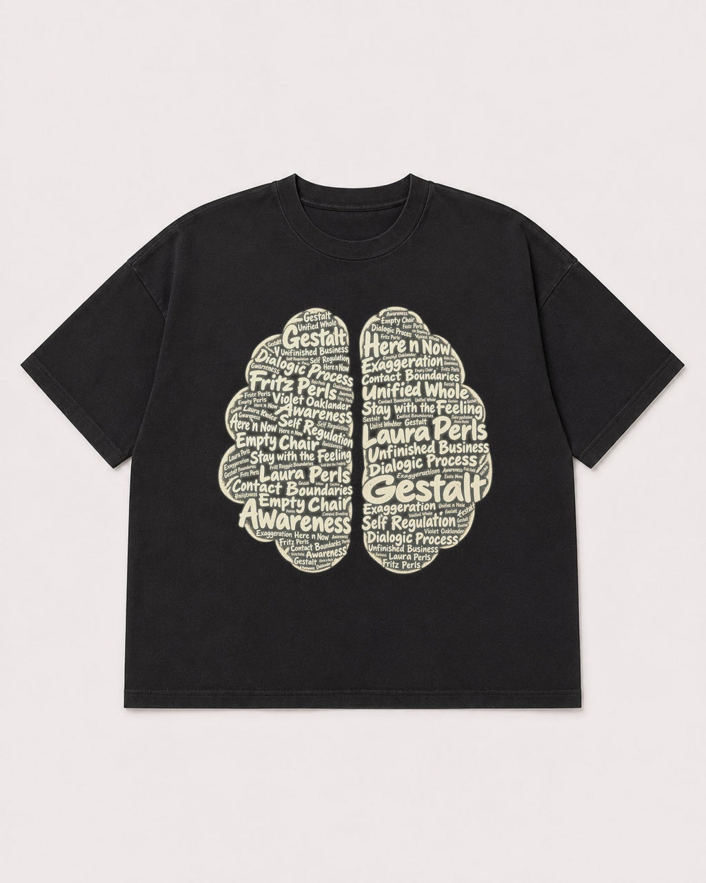 Mockup Boxy Heavyweight Tee Black product