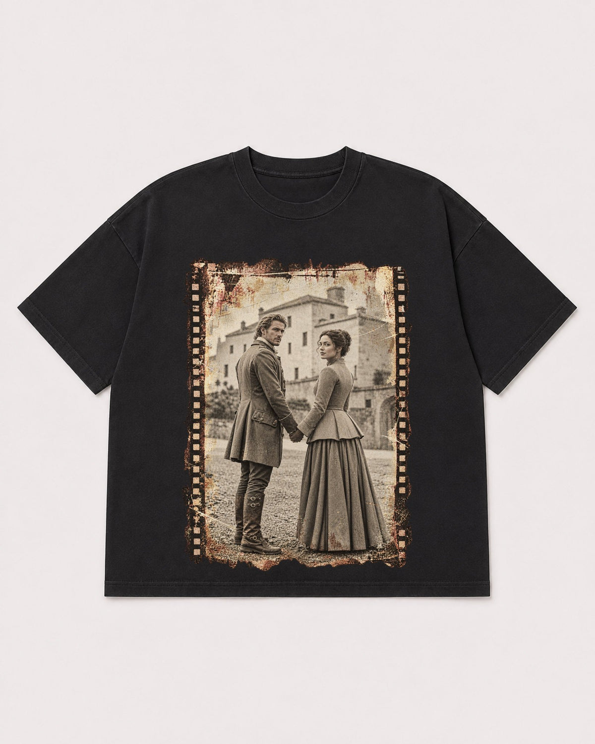 Mockup Boxy Heavyweight Tee Black product
