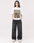 Mockup Boxy Heavyweight Tee White female full-body 03
