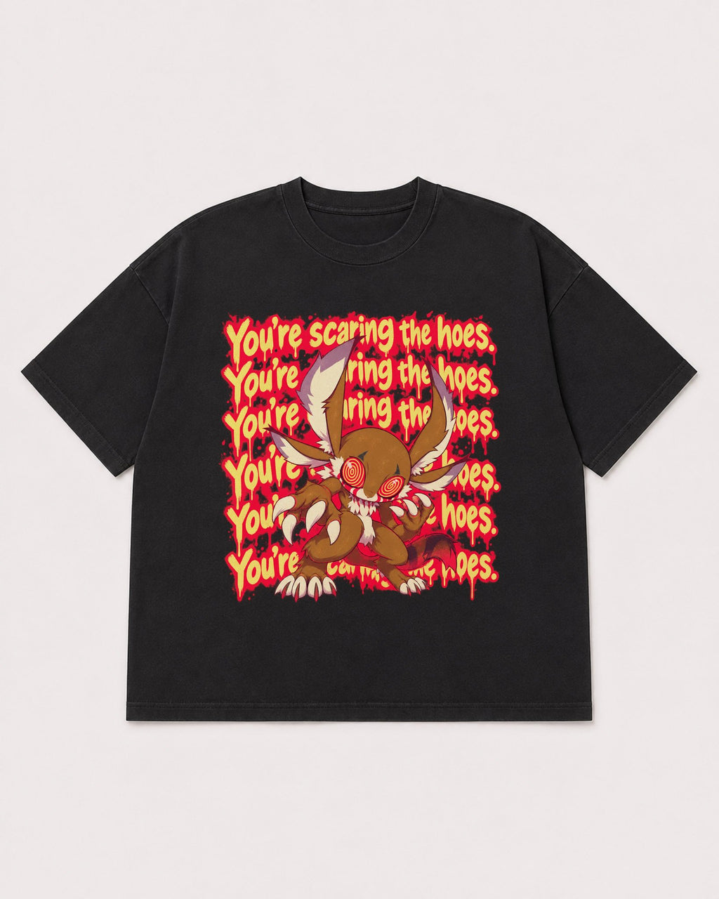 Mockup Boxy Heavyweight Tee Black product