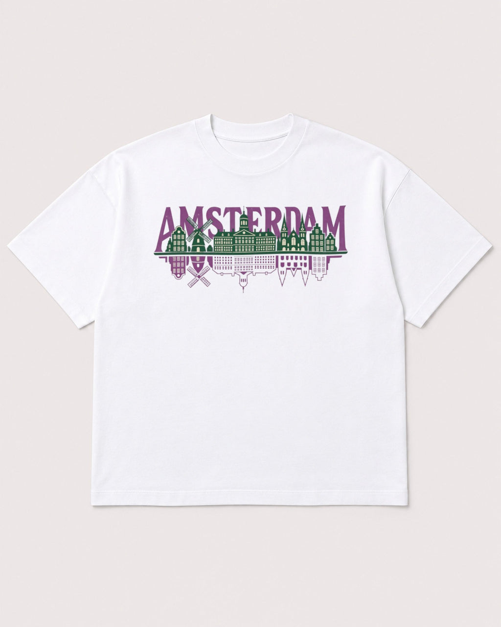 Mockup Boxy Heavyweight Tee White product