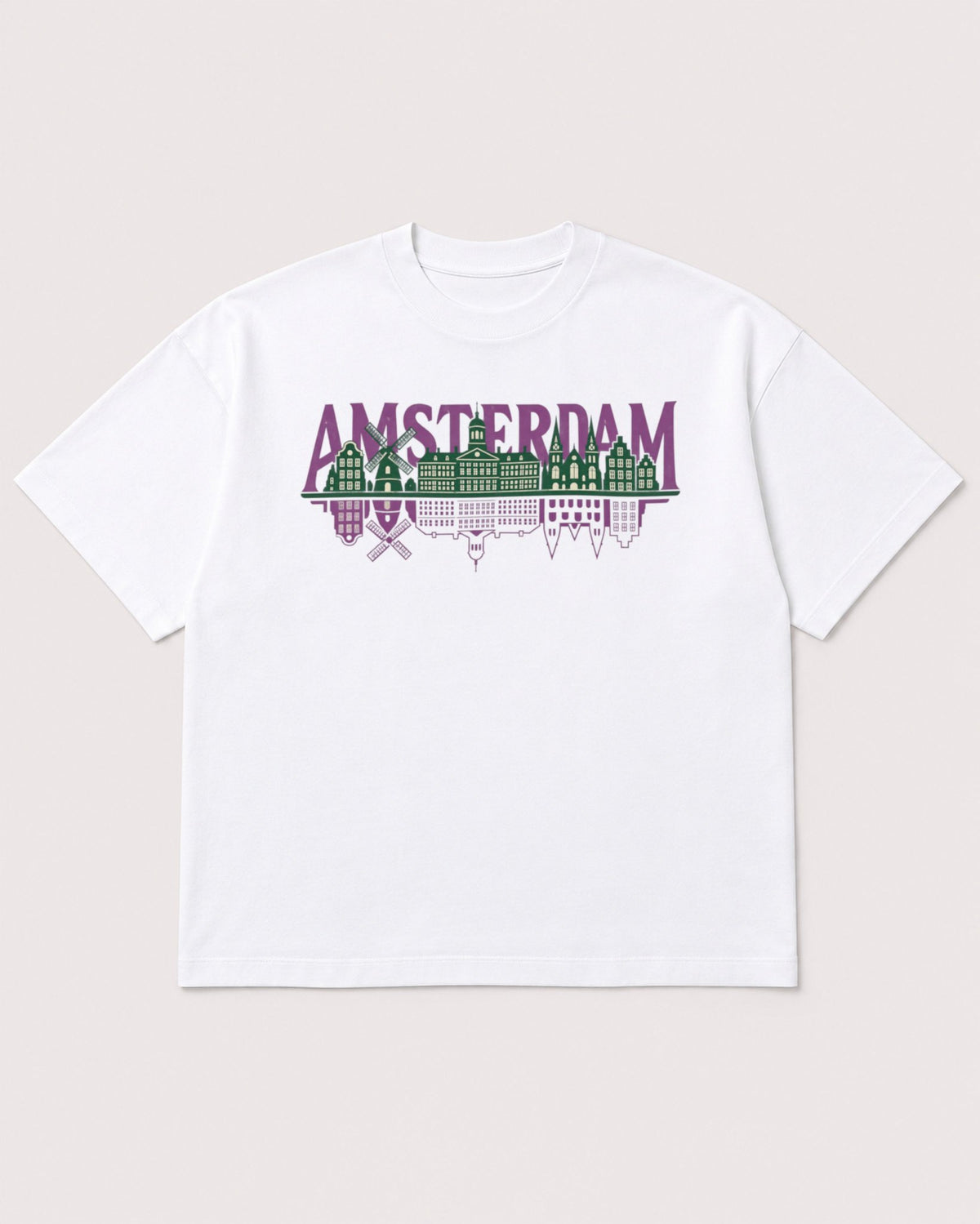Mockup Boxy Heavyweight Tee White product