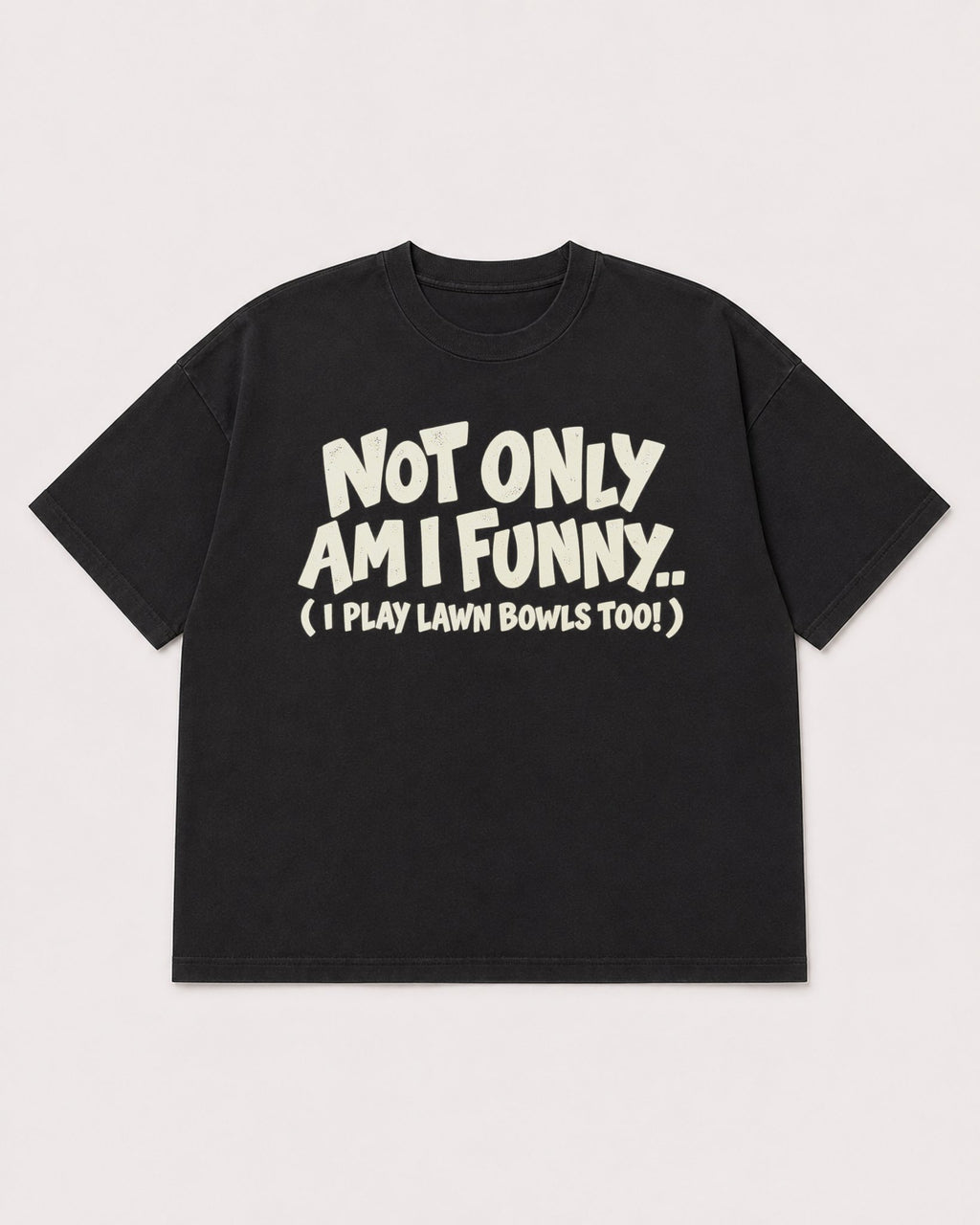 Mockup Boxy Heavyweight Tee Black product