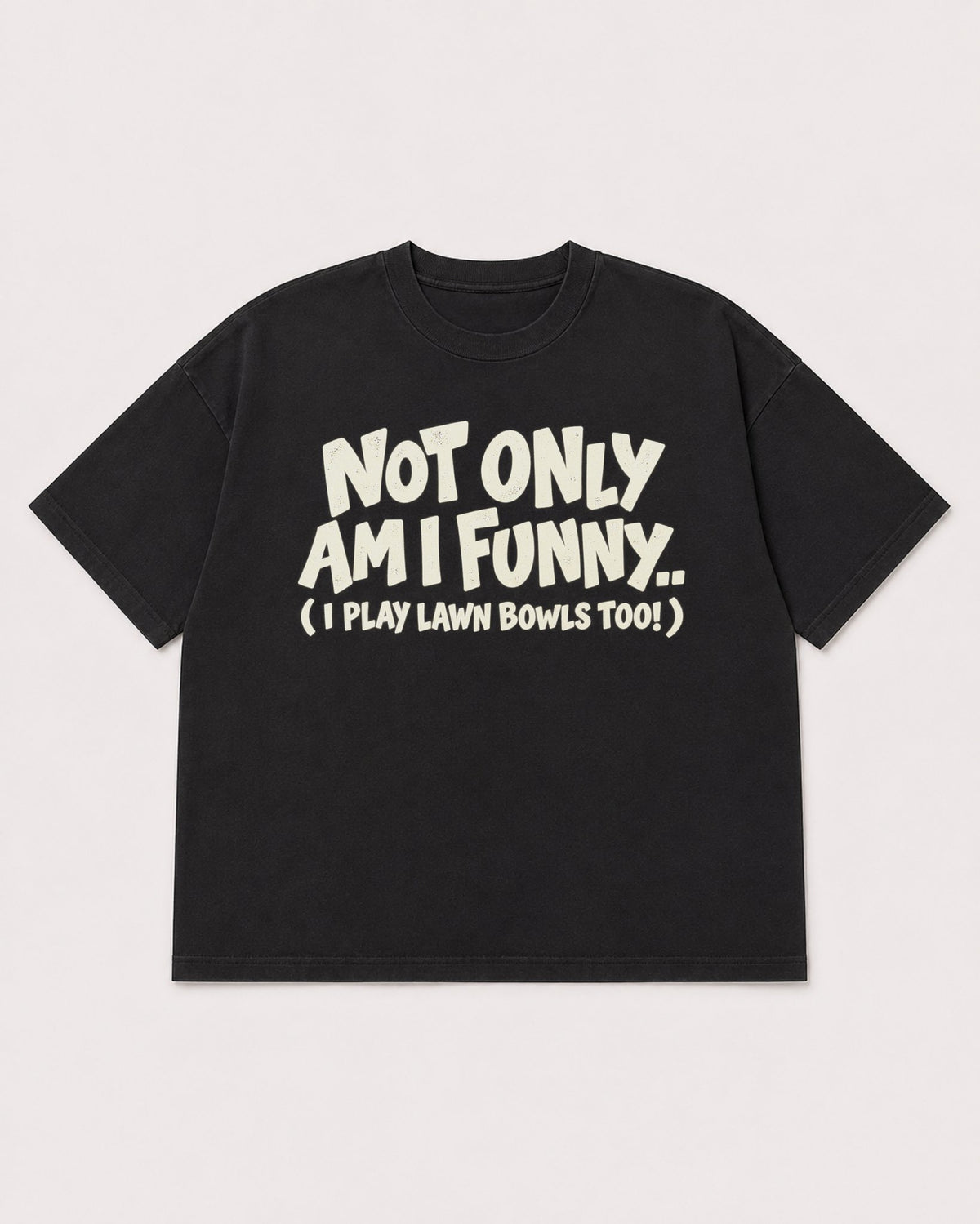Mockup Boxy Heavyweight Tee Black product
