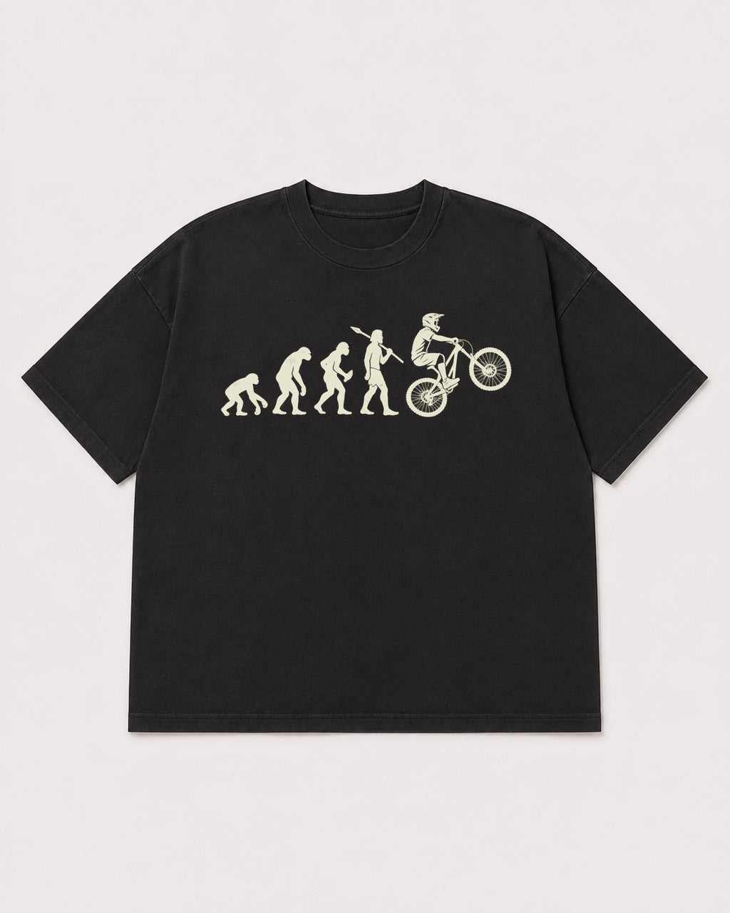 Mockup Boxy Heavyweight Tee Black product