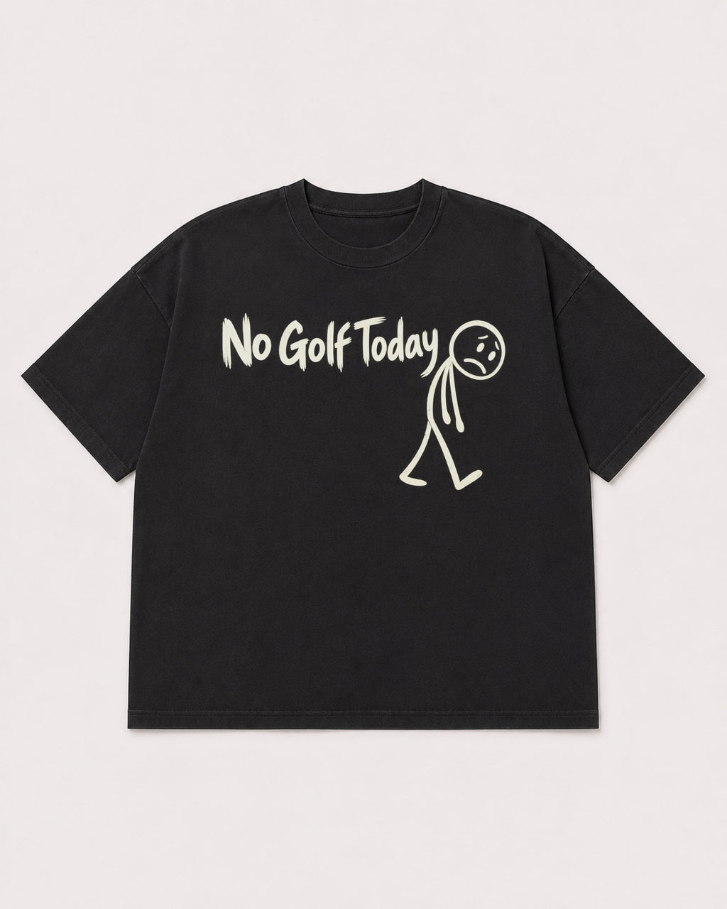 Mockup Boxy Heavyweight Tee Black product