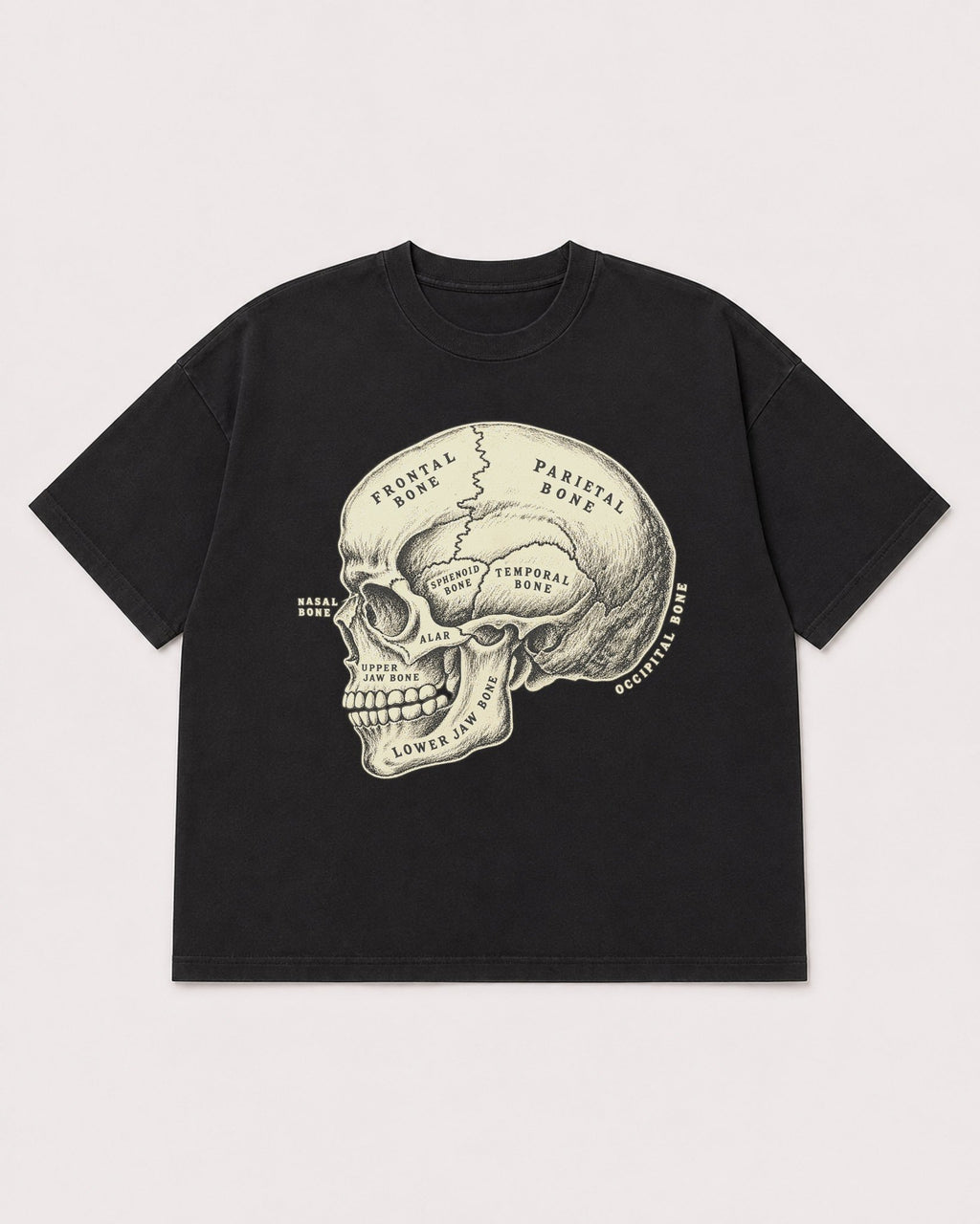 Mockup Boxy Heavyweight Tee Black product