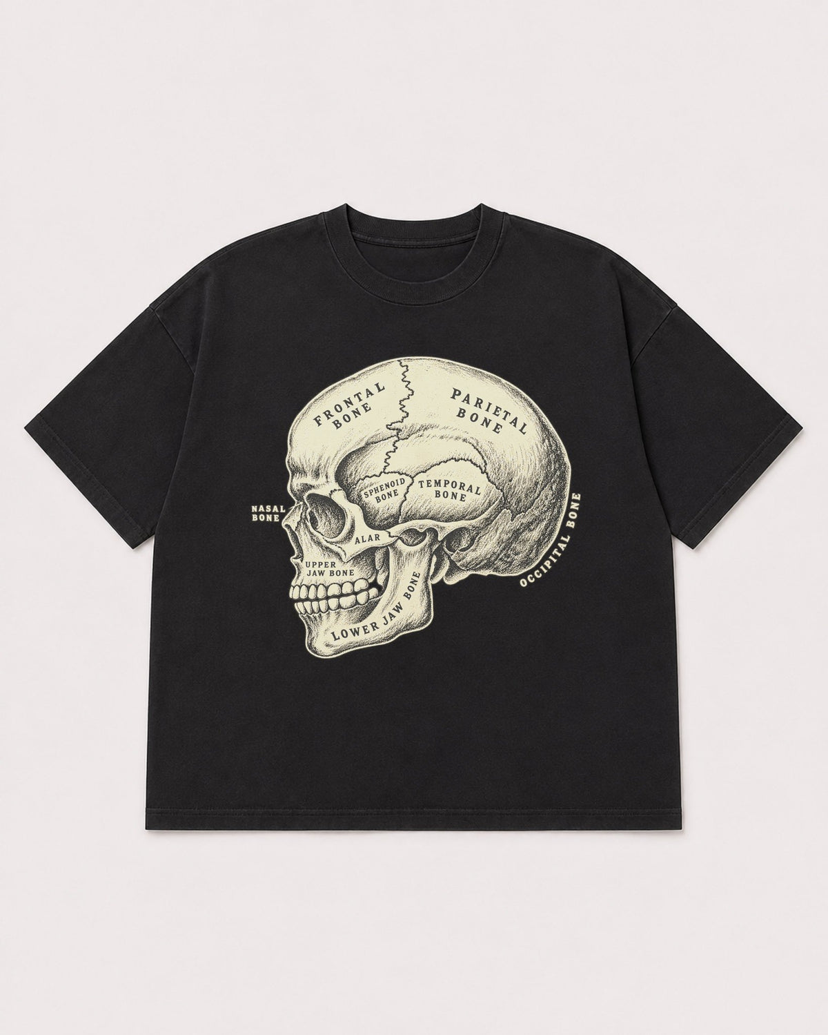 Mockup Boxy Heavyweight Tee Black product