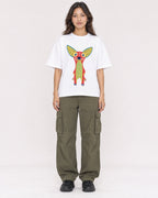 Mockup Boxy Heavyweight Tee White female full-body 02