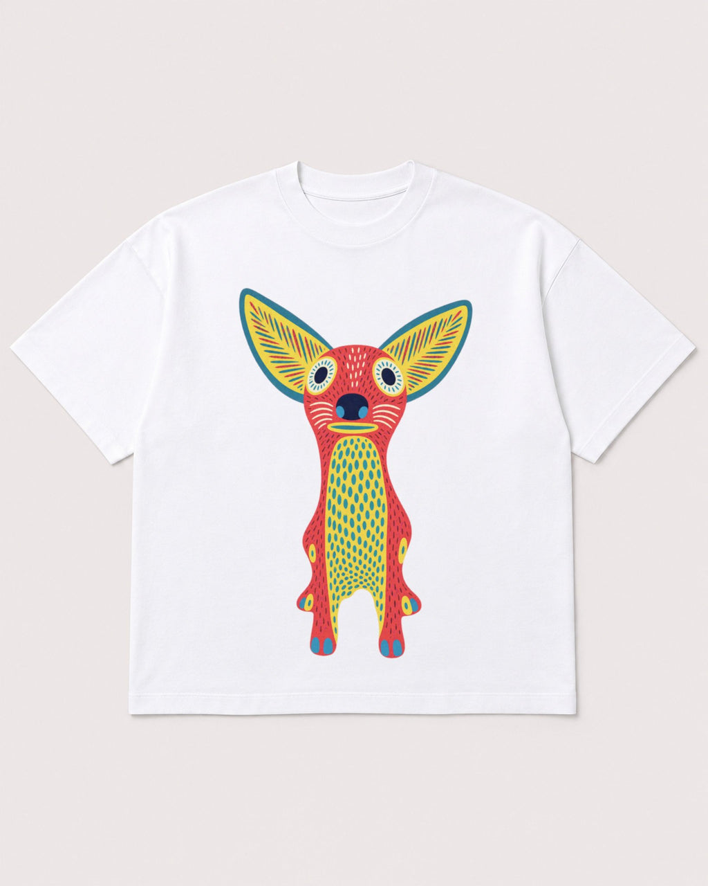 Mockup Boxy Heavyweight Tee White product