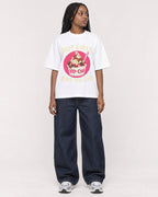 Mockup Boxy Heavyweight Tee White female full-body 04
