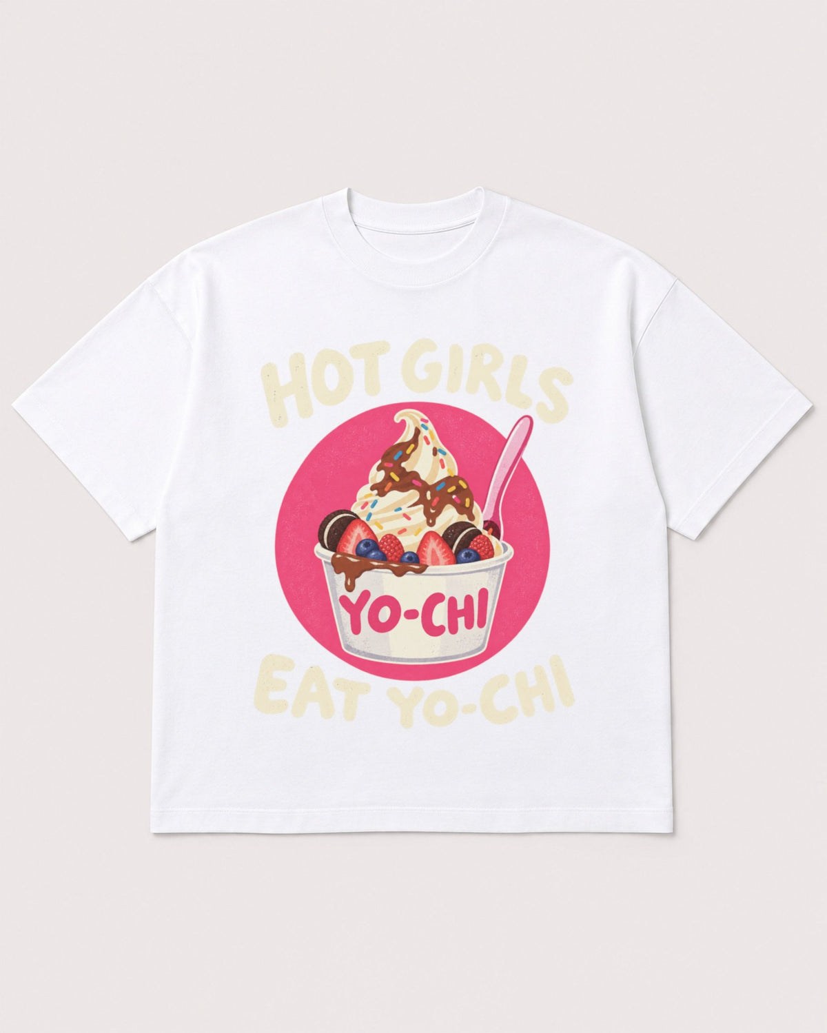 Mockup Boxy Heavyweight Tee White product