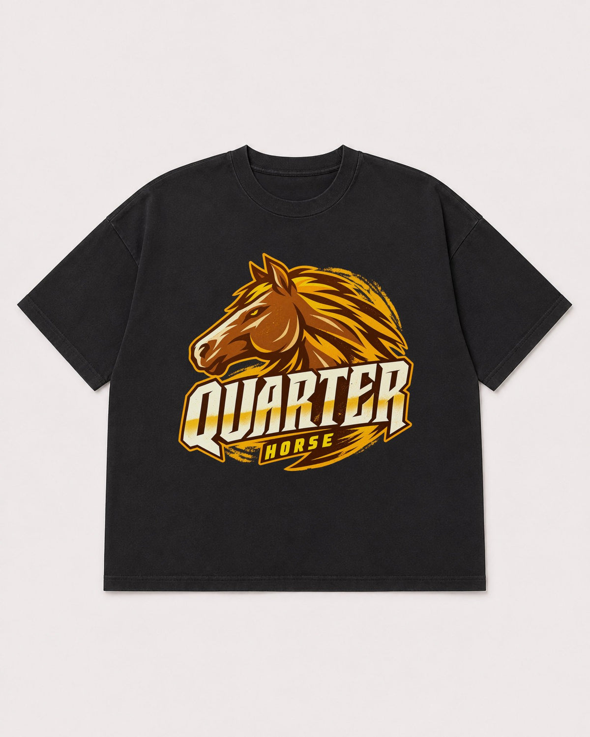 Mockup Boxy Heavyweight Tee Black product