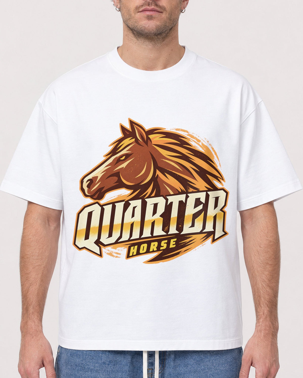 Mockup Boxy Heavyweight Tee White male close-up 08