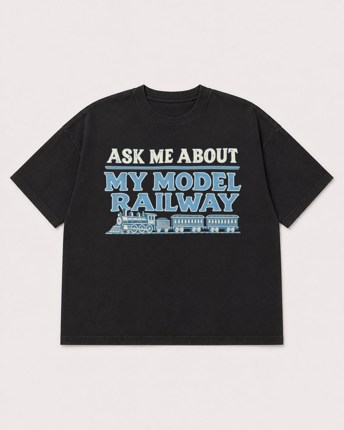 Mockup Boxy Heavyweight Tee Black product