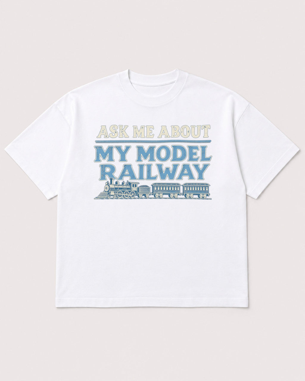 Mockup Boxy Heavyweight Tee White product