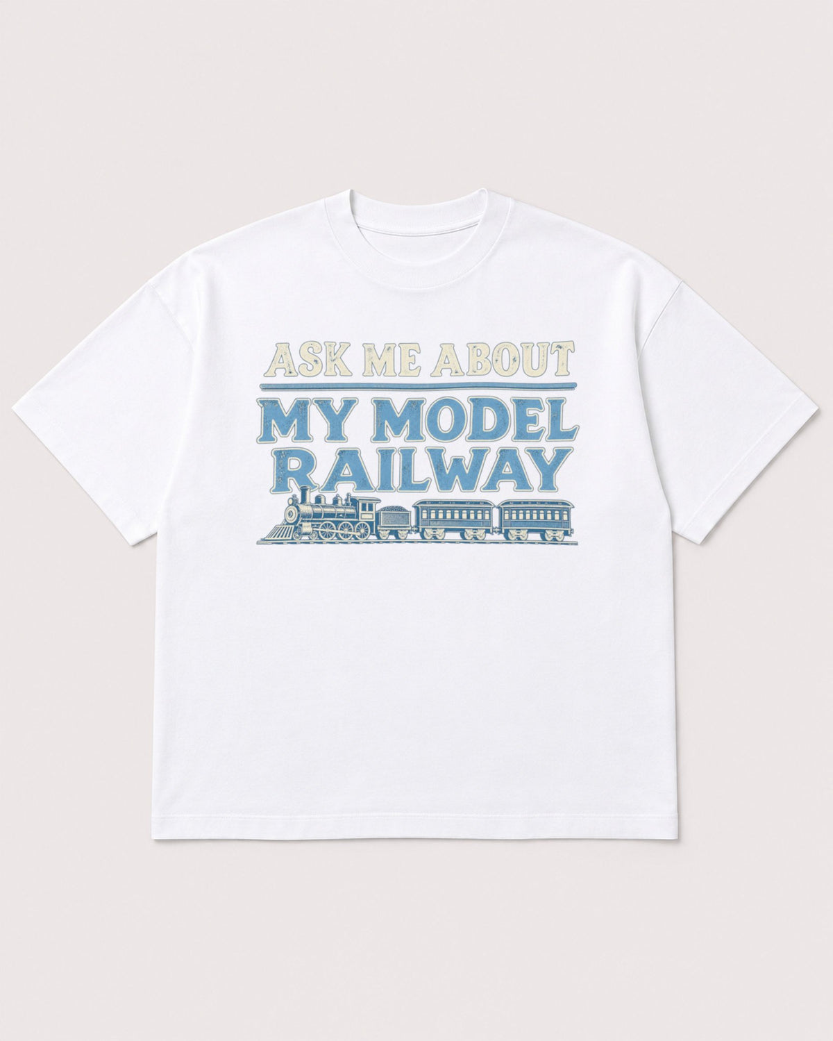 Mockup Boxy Heavyweight Tee White product