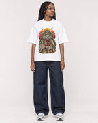 Mockup Boxy Heavyweight Tee White female full-body 04